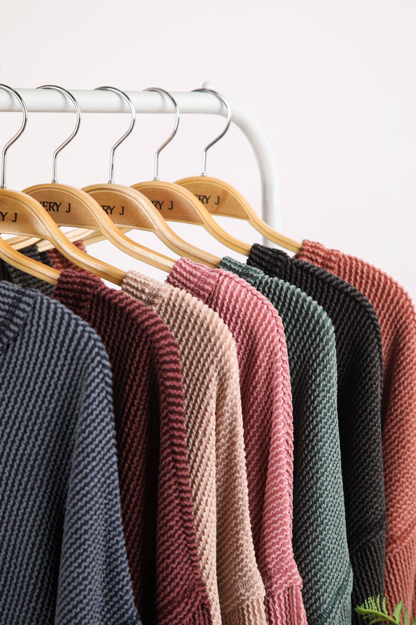 Two Tone Otto Ribbed Oversized Soft Top