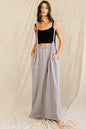 Wide Leg Solid Brushed Adjustable Jumpsuit