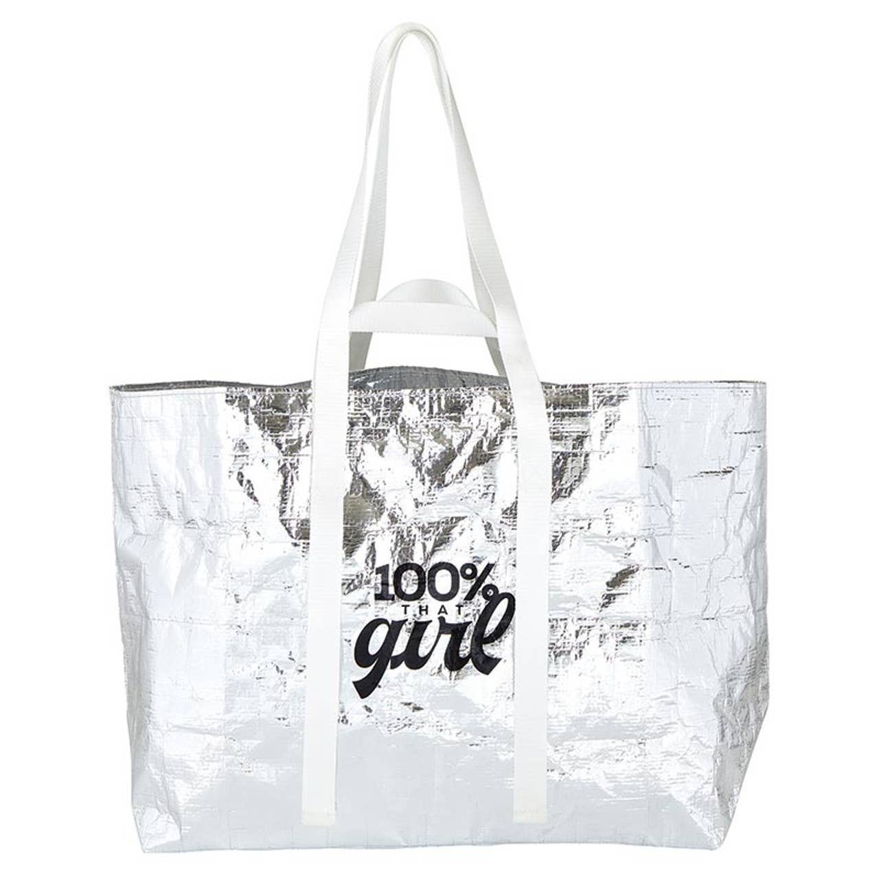 Silver Carry All Bag