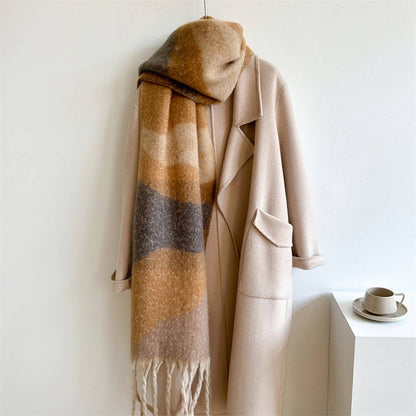 Color Autumn And Winter Scarf