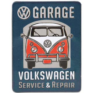 Volkswagen Service Die Cut Metal Magnet