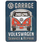 Volkswagen Service Die Cut Metal Magnet