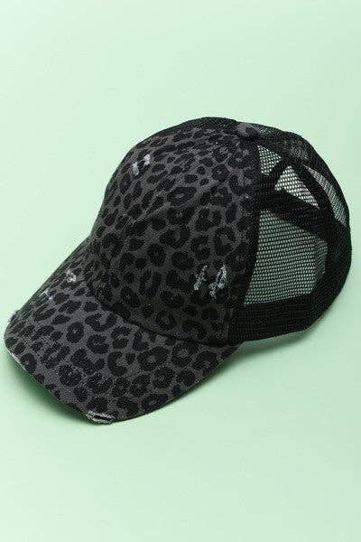 Distress Mesh Back Cap