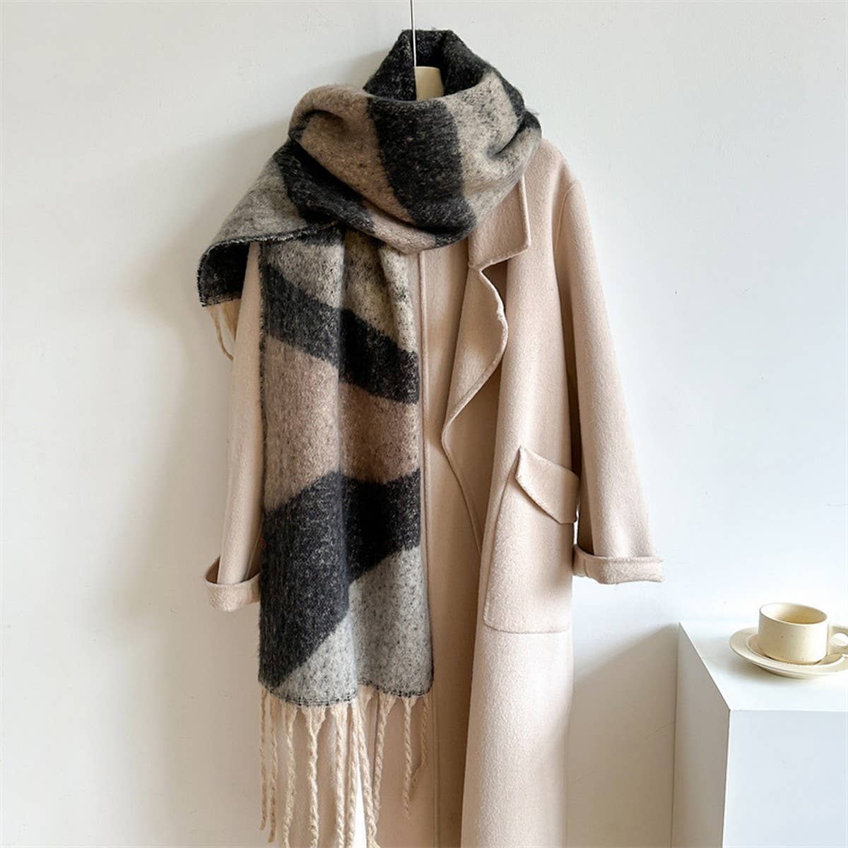 Color Autumn And Winter Scarf