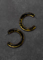 Acrylic hoop earrings