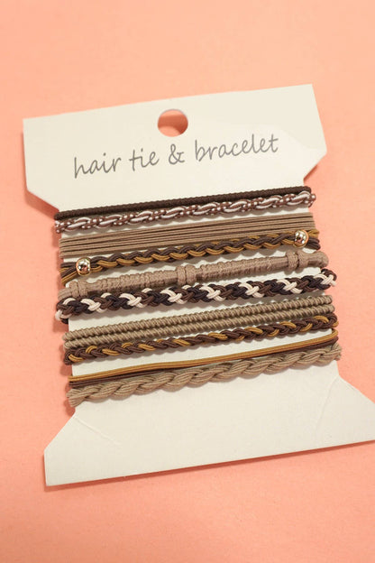 BOHO DUAL FUNCTION KNOT BRACELET HAIR TIES | 40BH103