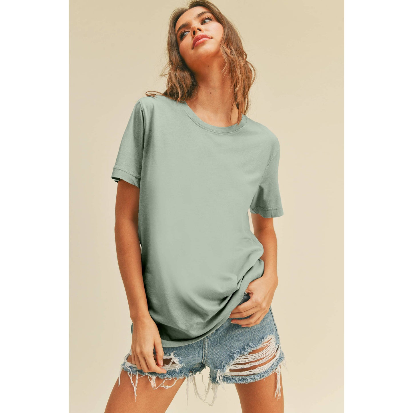 Regular Fit Tee: PUMPKIN SPICE, S