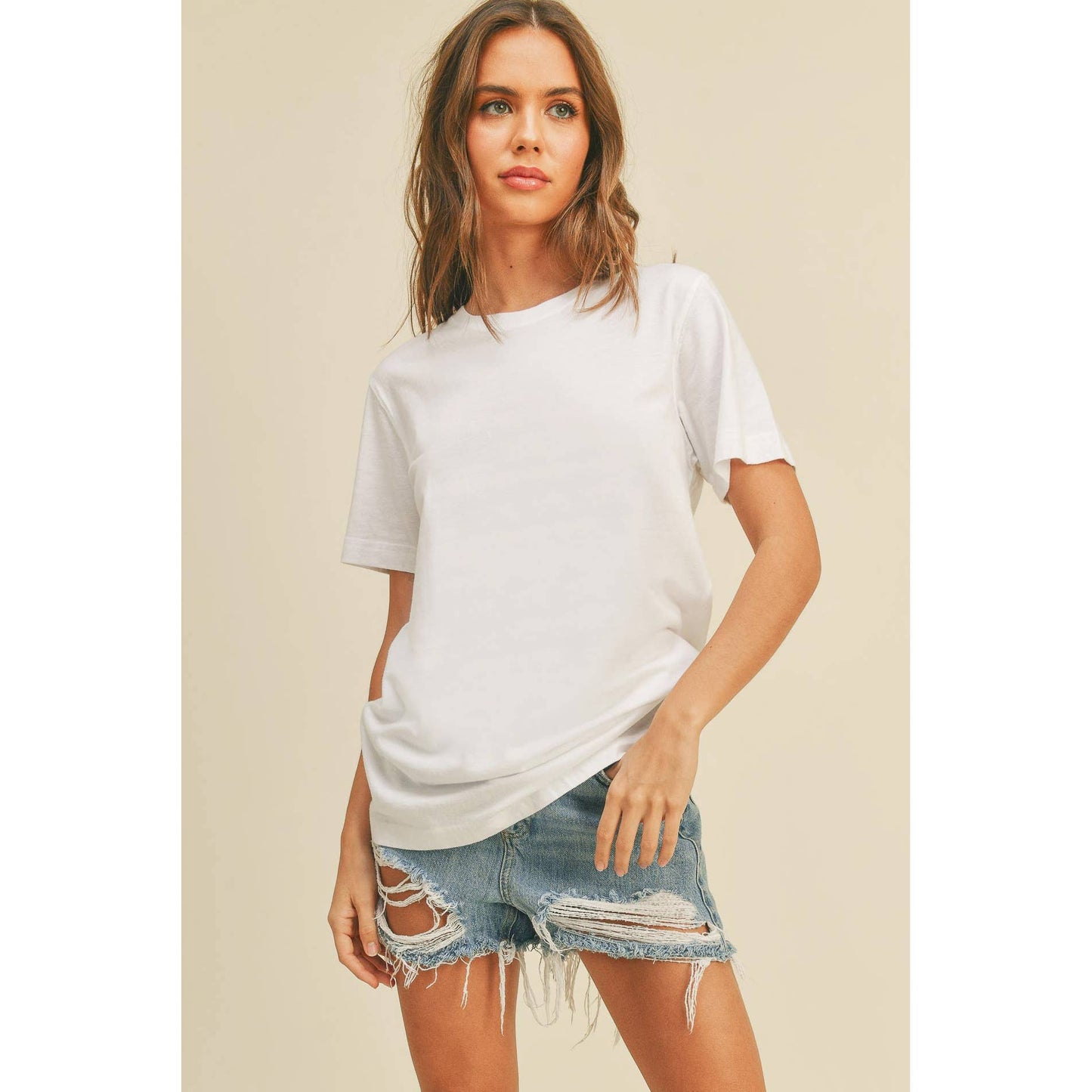 Regular Fit Tee: PUMPKIN SPICE, S