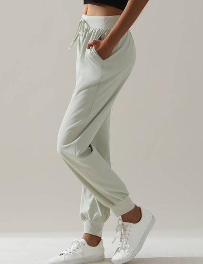 Elastic Band Waist With Side Pocket Pants