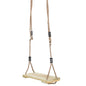 Outdoor Wooden Tree Swing With Hanging Ropes