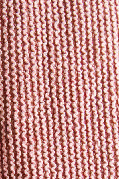Two Tone Otto Ribbed Oversized Soft Top