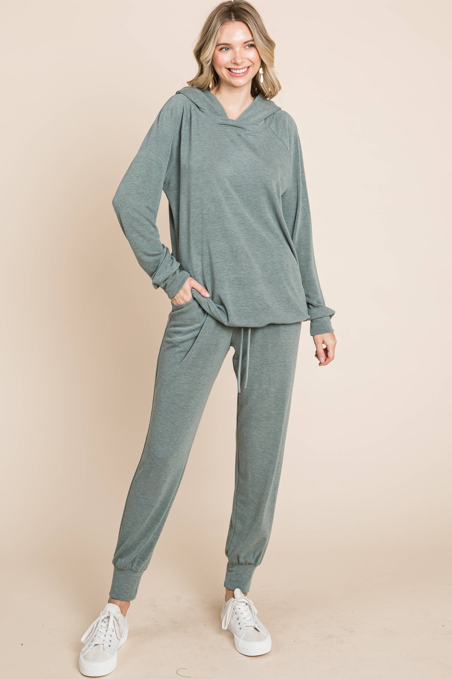 French Terry Hoodie and Jogger Set