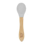 Tiny Dining Kids Bamboo Spoon - Silicone Tip - Grey