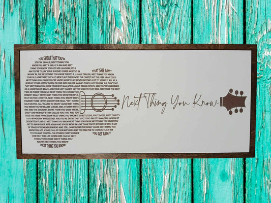 Next thing you know. Jordan Davis. Wedding Song. Love song