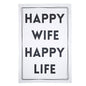 Happy Wife	Tea Towel