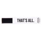 matte black cocktail straw - 4pk