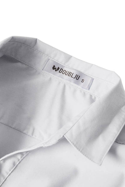 Button Down Long Sleeve Collared Shirt