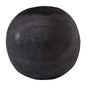 Wood Sphere 4" - Black