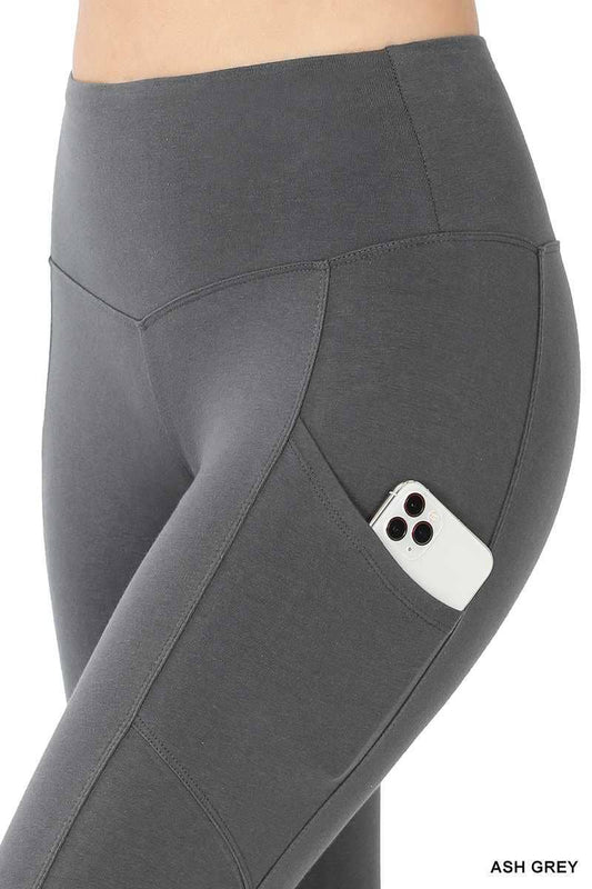 Ash Grey Full Length Leggings