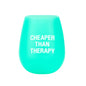 Therapy Stemless Silicone Wine Glass