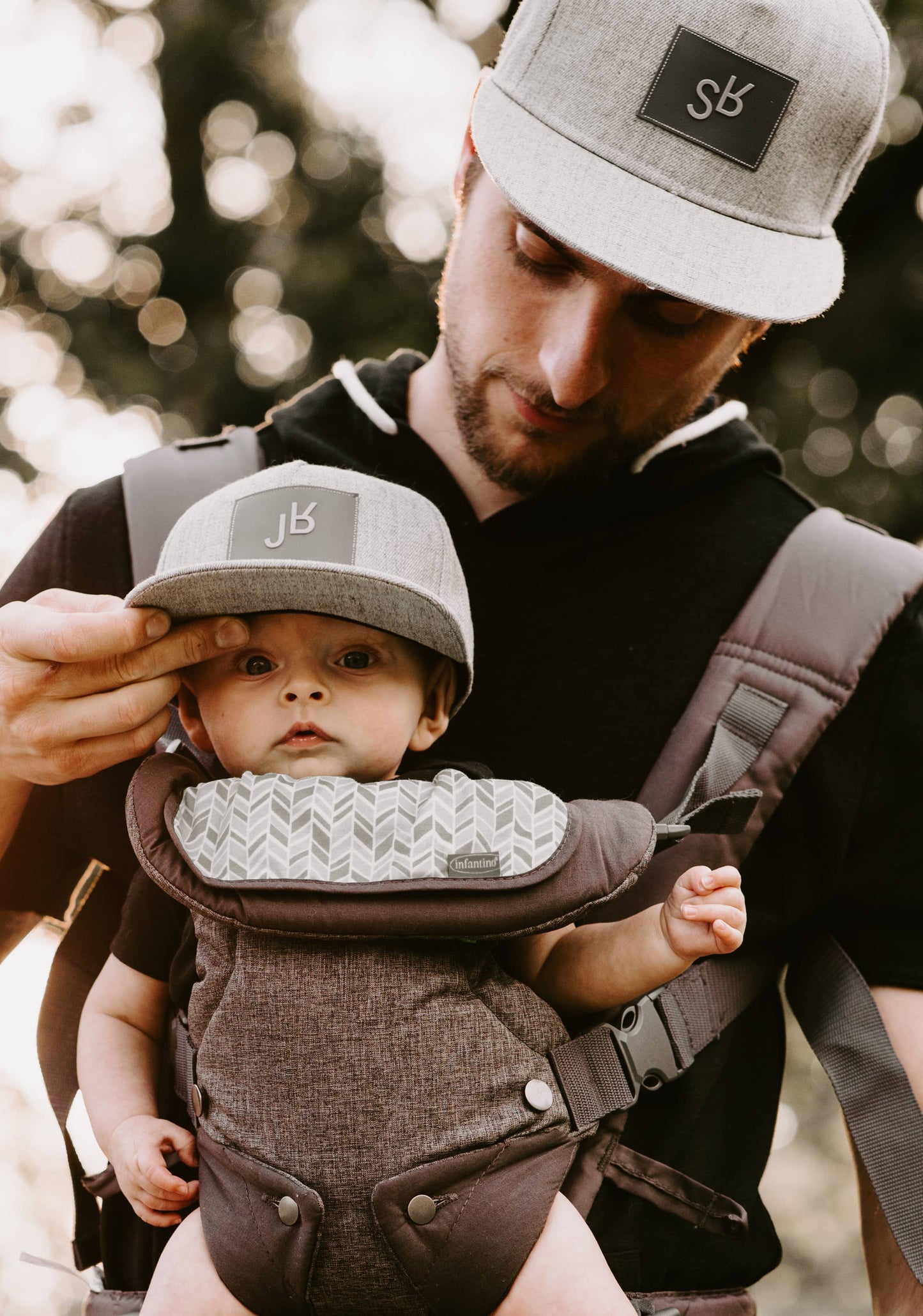 SENIOR and JUNIOR Hats, Father and Son Hats - Father's Day