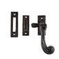 Right Hand Black Rustic Window Fastener  Hammer & Tongs