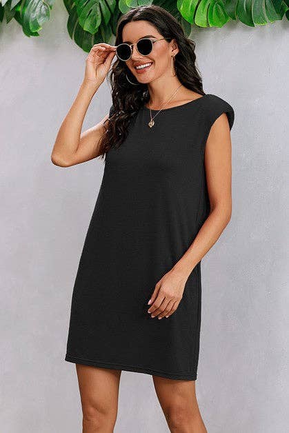 Round Neck Sleeveless Dress