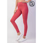 CORAL PLUS SIZE BUTTER SOFT FULL LENGTH LEGGINGS WITH REFLECTOR