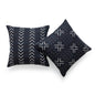 Throw Pillow Cover MudCloth Black White Dots Lines