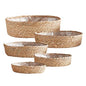 Short Lined Baskets S/5