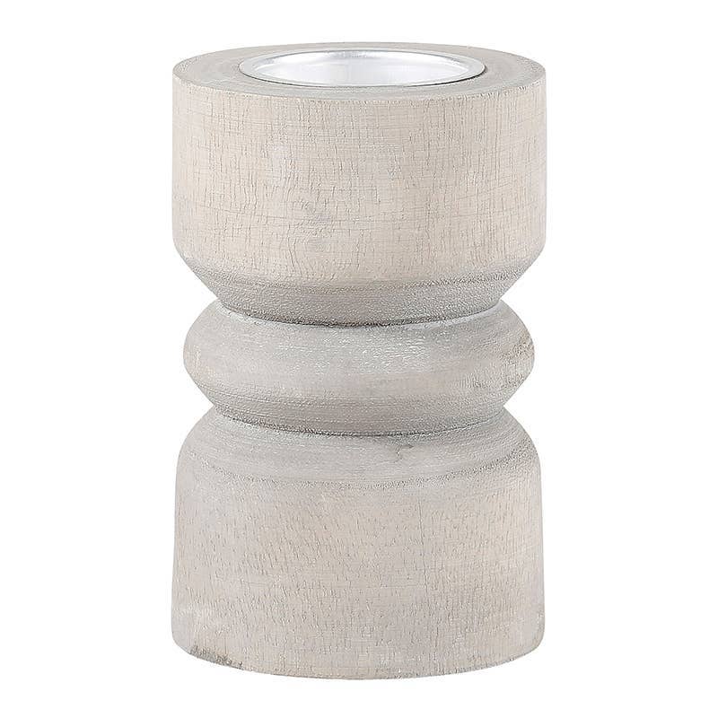 Grey Small Candle Holder