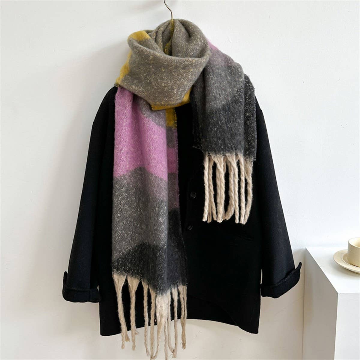 Color Autumn And Winter Scarf