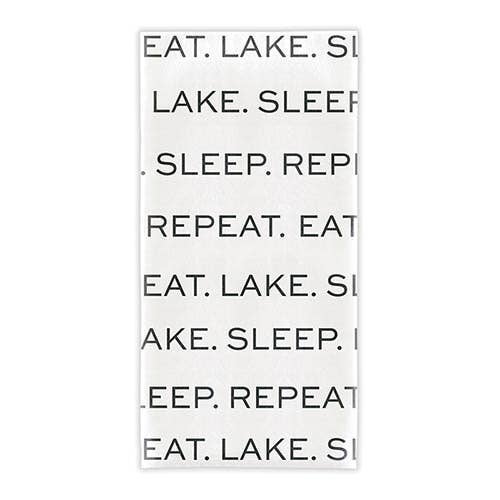 30x30 Towel-EatLakeSleep