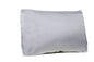 Satin Pillowcase With Zipper Closure - Gray