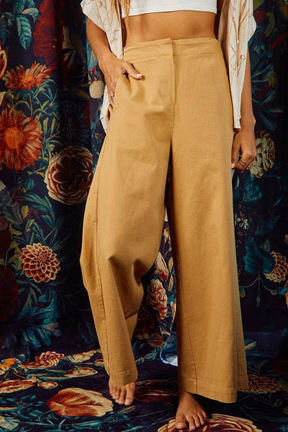 Wide Leg Crop Pants