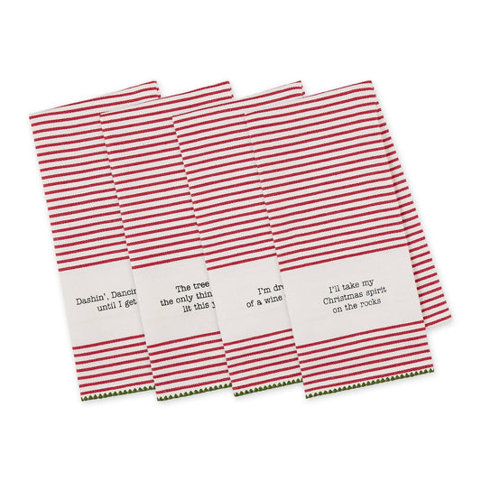 One single Happy Alcohol-Idays Dishtowels Assorted Mix