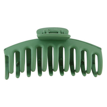 Olive Matt Claw Clip