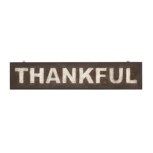 Rustic "Thankful" Wall Art