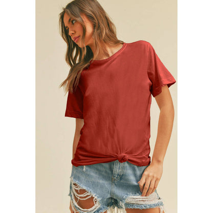 Regular Fit Tee: TAN, XL