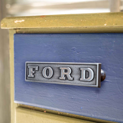 Ford Die Cast Metal Drawer Pull