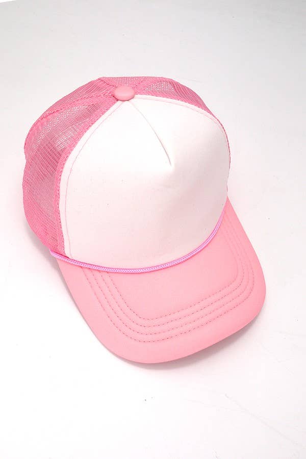 Custom Trucker Foam Front Mesh Back Cap |