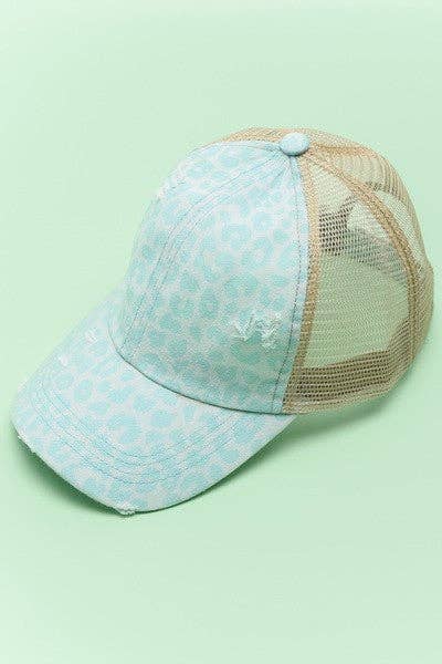 Distress Mesh Back Cap