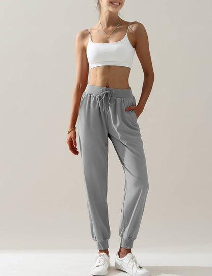 Elastic Band Waist With Side Pocket Pants