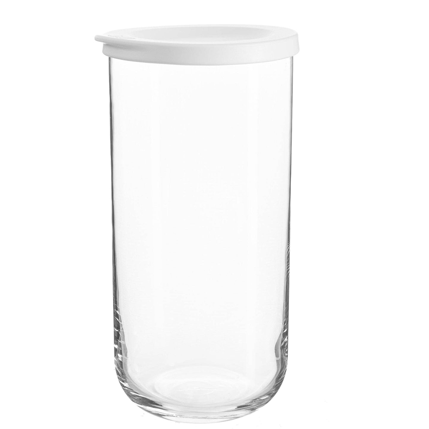 Duo Glass Storage Jar - 1.4 Litre - White