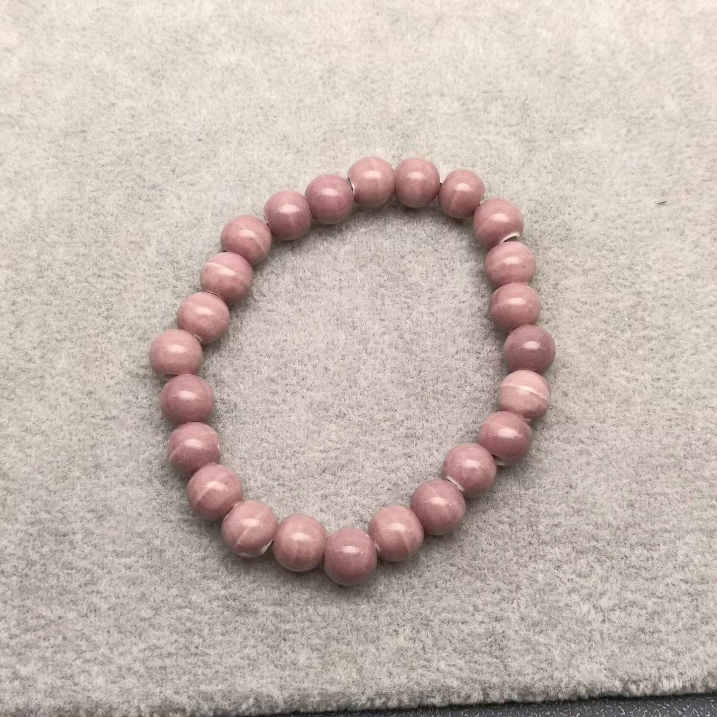 Multi-style Handmade Ceramic Beaded Elastic Rope Bracelet