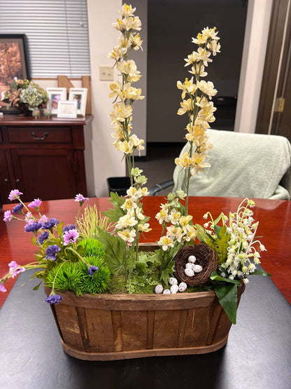 31" Artificial Delphinium Flower Stem