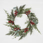 31950-18in(9)Wreath-Mix cedar w. berries, silver dollars