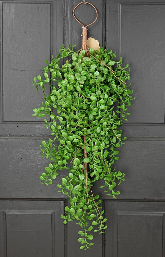 28in Evergreen Boxwood Teardrop 78903