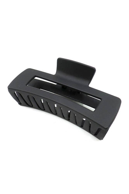 Solid Plastic Rectangle Hair Claw Clip