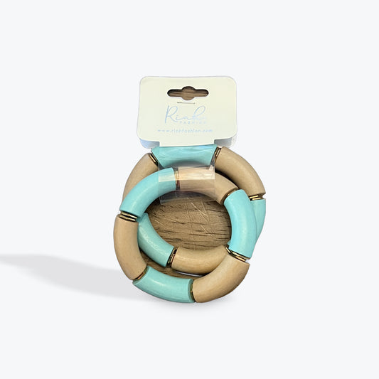tubular beads bracelet set